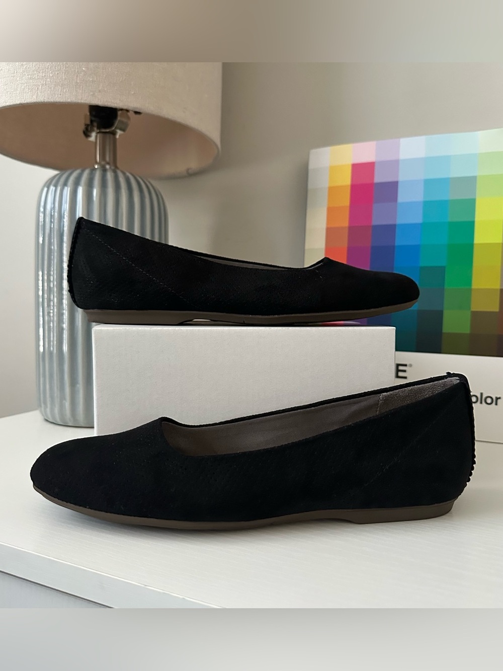 Dr. Scholl's Wexley Black Ballet Flats Sz. 7 - See pics for Excellent Condition!